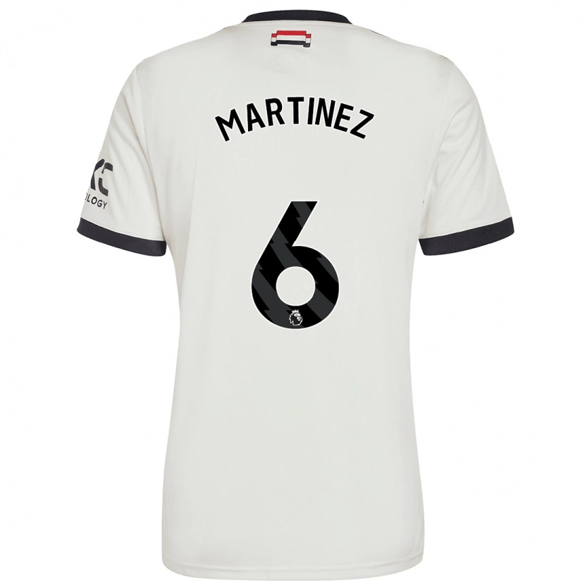 Danxen Mujer Camiseta Lisandro Martínez #6 Blanquecino Equipación Tercera 2024/25 La Camisa México