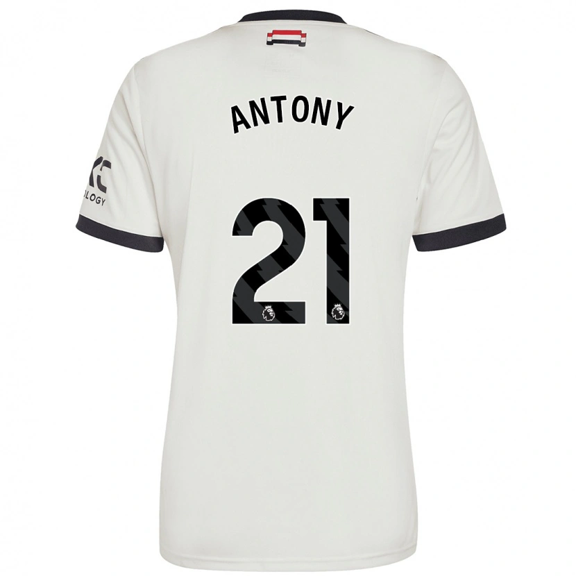 Danxen Mujer Camiseta Antony #21 Blanquecino Equipación Tercera 2024/25 La Camisa México
