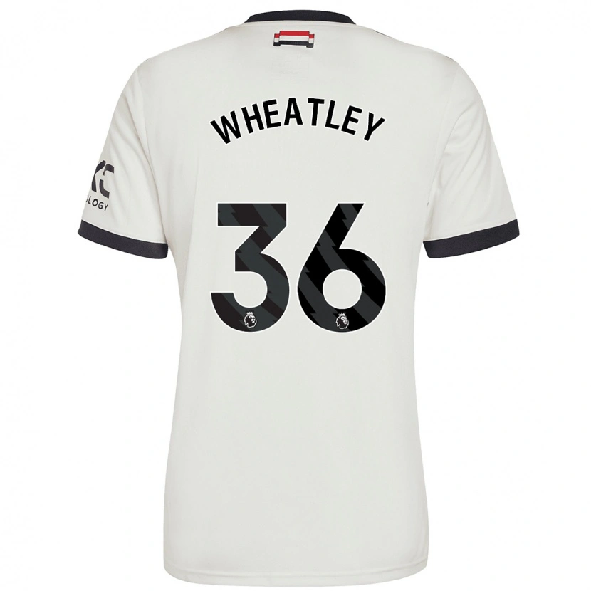 Danxen Mujer Camiseta Ethan Wheatley #36 Blanquecino Equipación Tercera 2024/25 La Camisa México