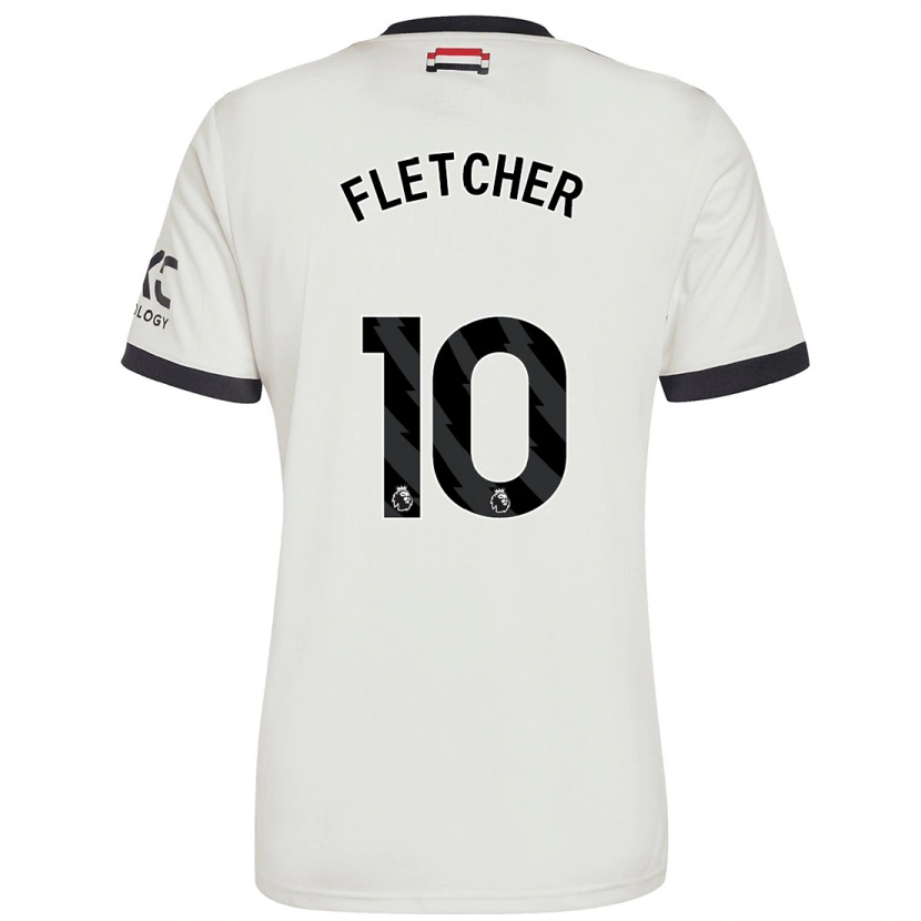 Danxen Mujer Camiseta Jack Fletcher #10 Blanquecino Equipación Tercera 2024/25 La Camisa México
