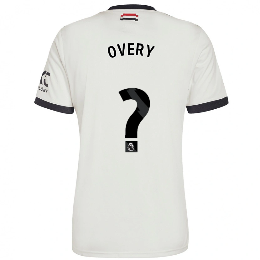 Danxen Mujer Camiseta James Overy #0 Blanquecino Equipación Tercera 2024/25 La Camisa México