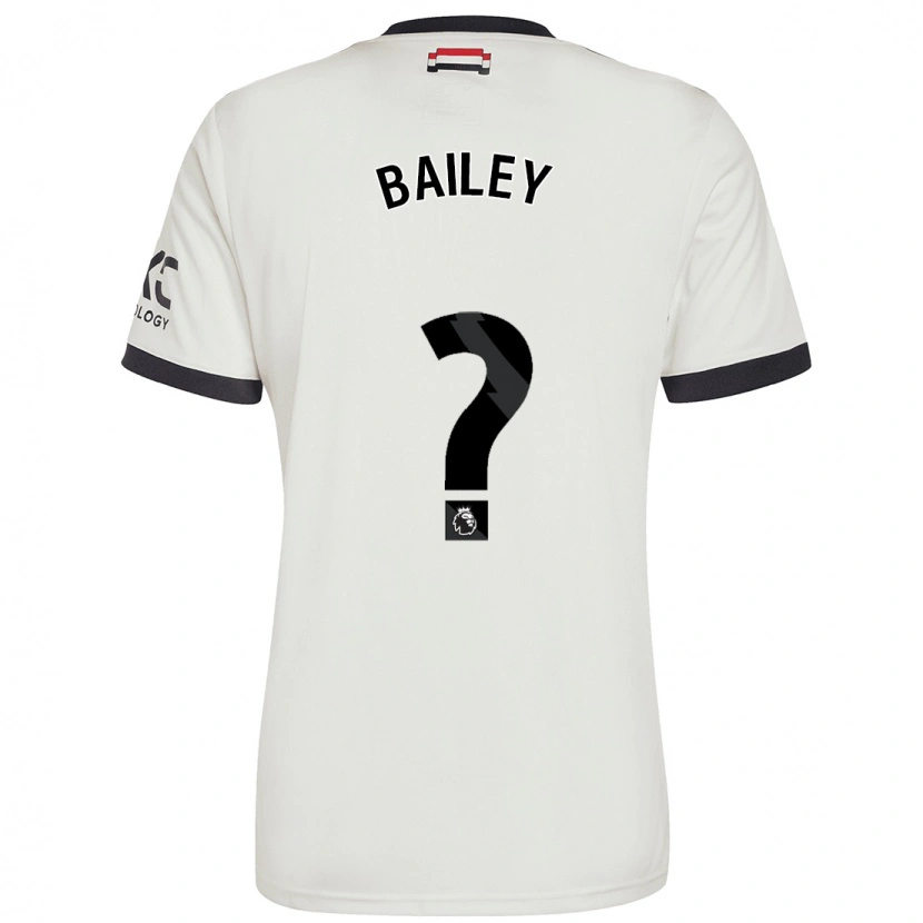 Danxen Mujer Camiseta James Bailey #0 Blanquecino Equipación Tercera 2024/25 La Camisa México