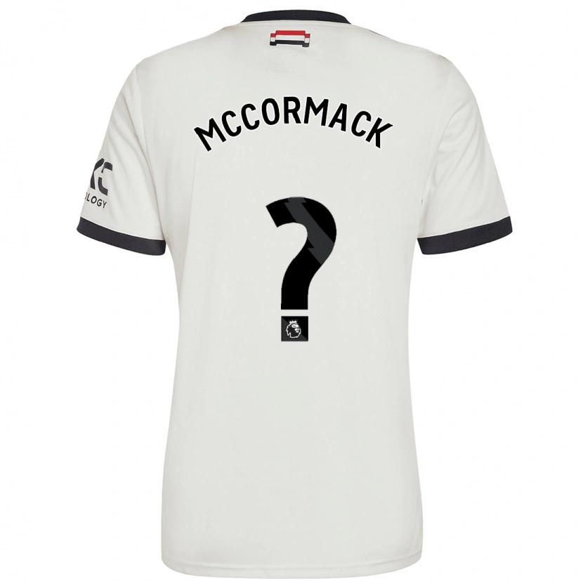 Danxen Mujer Camiseta Rafe Mccormack #0 Blanquecino Equipación Tercera 2024/25 La Camisa México