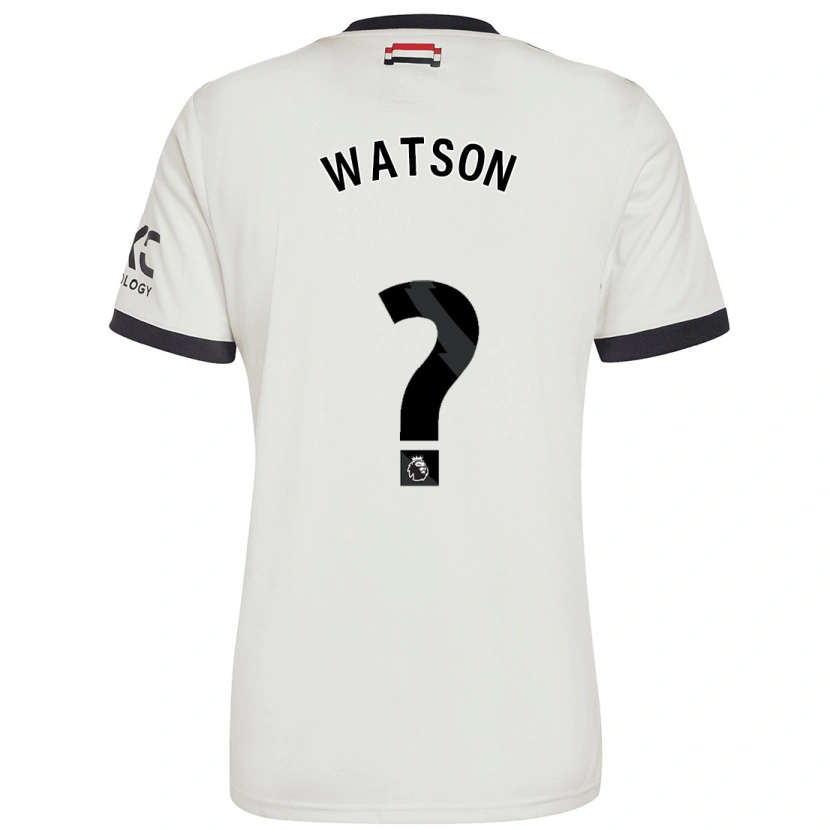 Danxen Mujer Camiseta Jacob Watson #0 Blanquecino Equipación Tercera 2024/25 La Camisa México