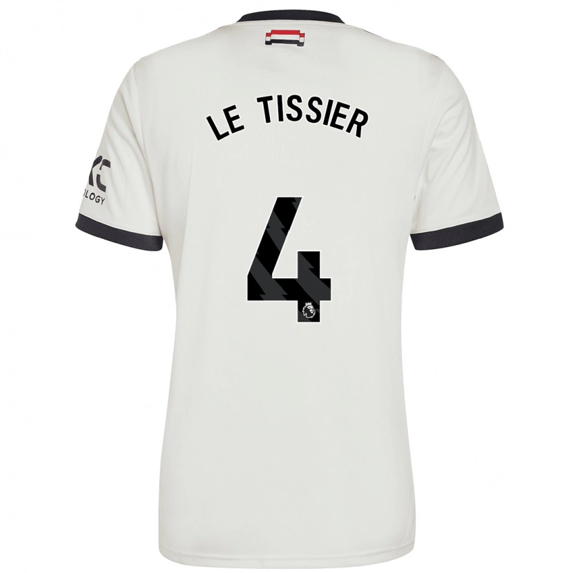 Danxen Mujer Camiseta Maya Le Tissier #4 Blanquecino Equipación Tercera 2024/25 La Camisa México