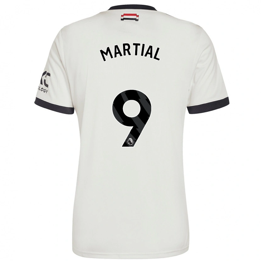 Danxen Mujer Camiseta Anthony Martial #9 Blanquecino Equipación Tercera 2024/25 La Camisa México