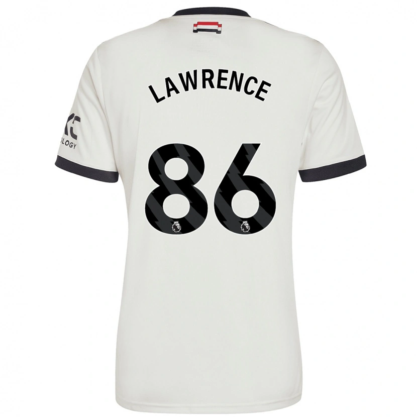 Danxen Mujer Camiseta Marcus Lawrence #86 Blanquecino Equipación Tercera 2024/25 La Camisa México