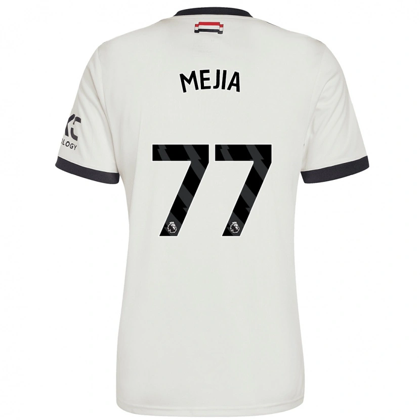 Danxen Mujer Camiseta Mateo Mejia #77 Blanquecino Equipación Tercera 2024/25 La Camisa México