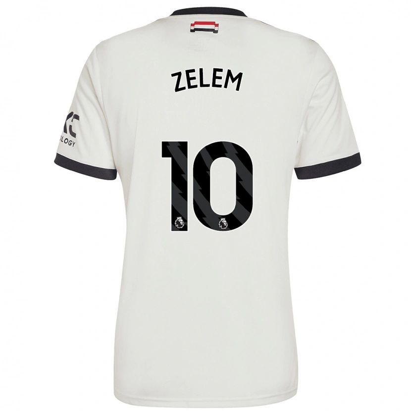 Danxen Mujer Camiseta Katie Zelem #10 Blanquecino Equipación Tercera 2024/25 La Camisa México