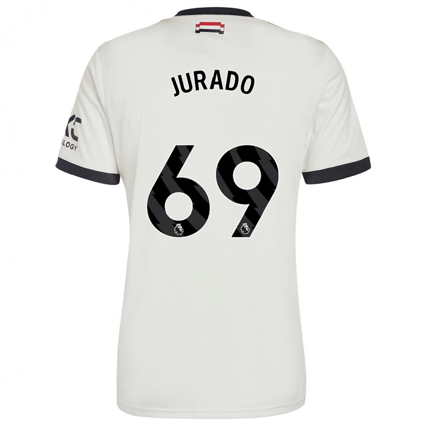 Danxen Mujer Camiseta Marc Jurado #69 Blanquecino Equipación Tercera 2024/25 La Camisa México