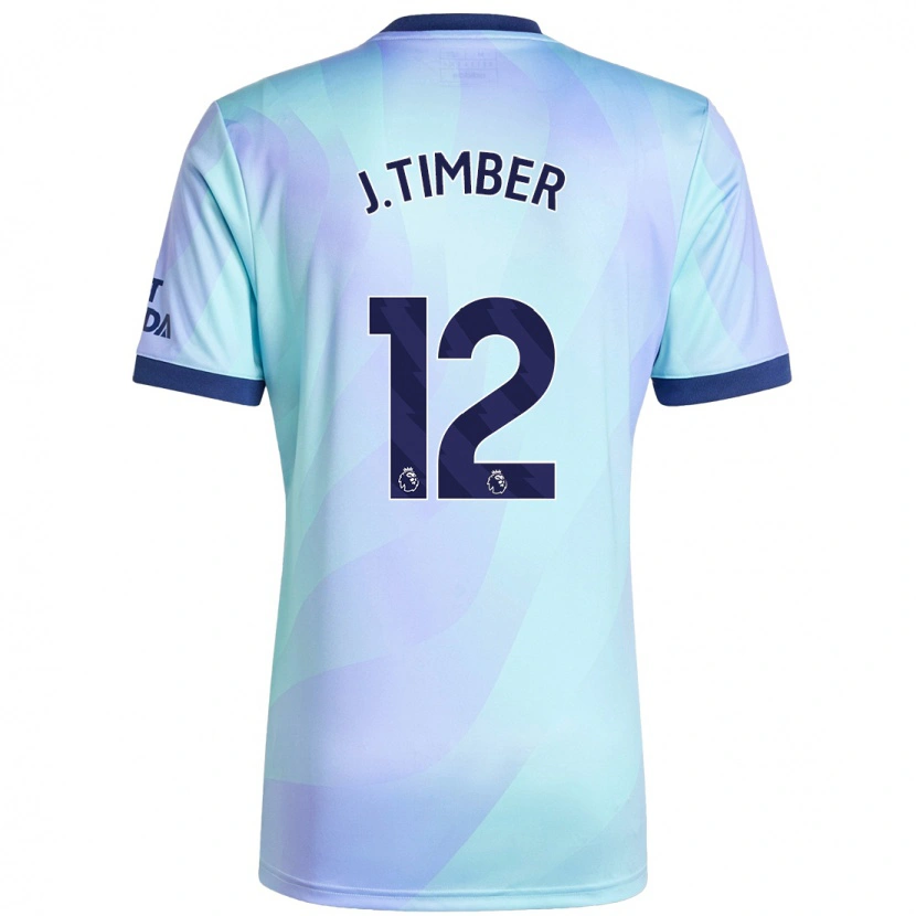 Danxen Mujer Camiseta Jurrien Timber #12 Agua Equipación Tercera 2024/25 La Camisa México