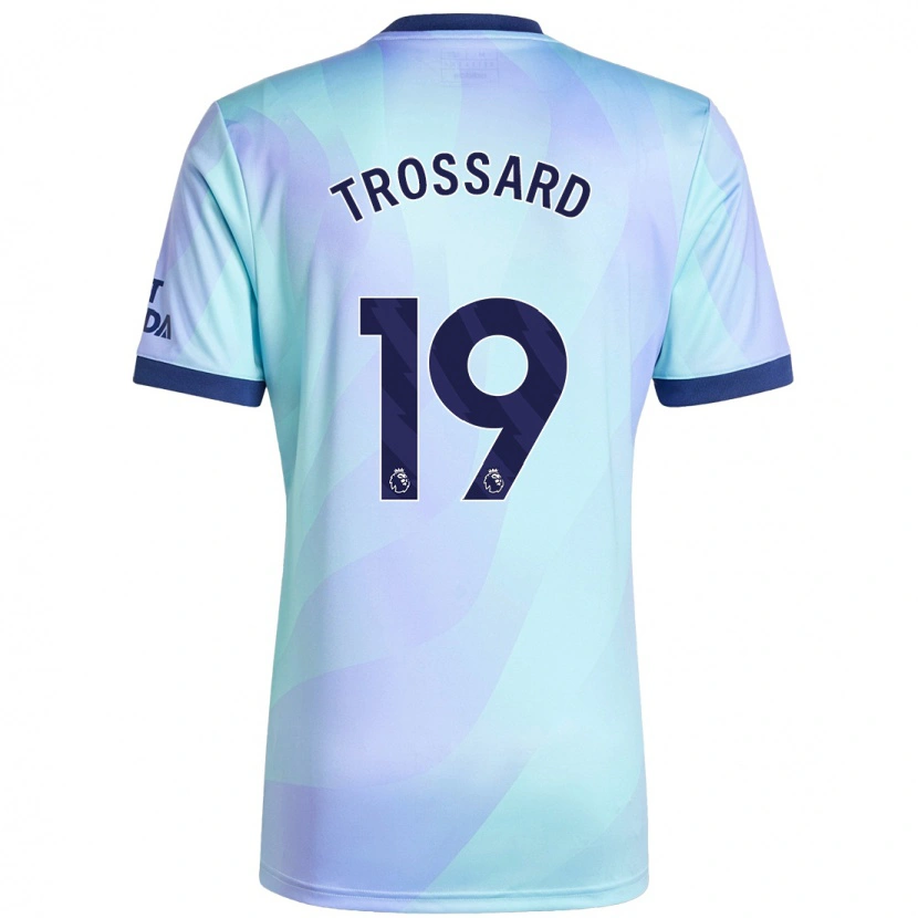 Danxen Mujer Camiseta Leandro Trossard #19 Agua Equipación Tercera 2024/25 La Camisa México
