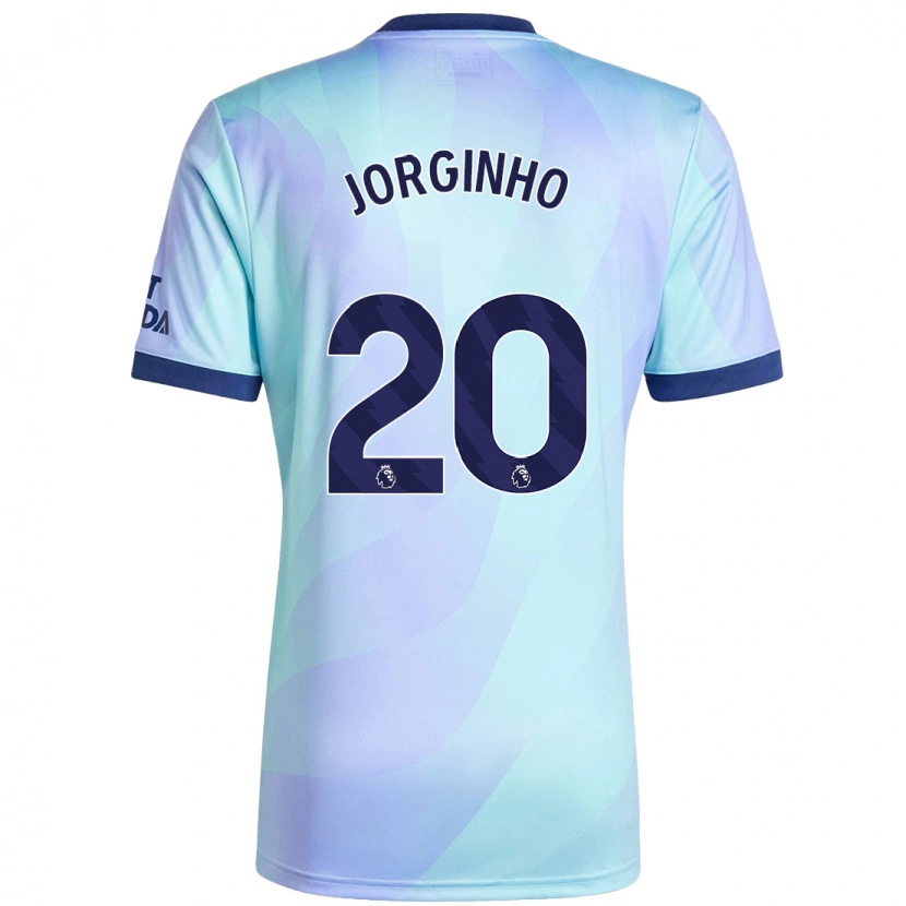 Danxen Mujer Camiseta Jorginho #20 Agua Equipación Tercera 2024/25 La Camisa México