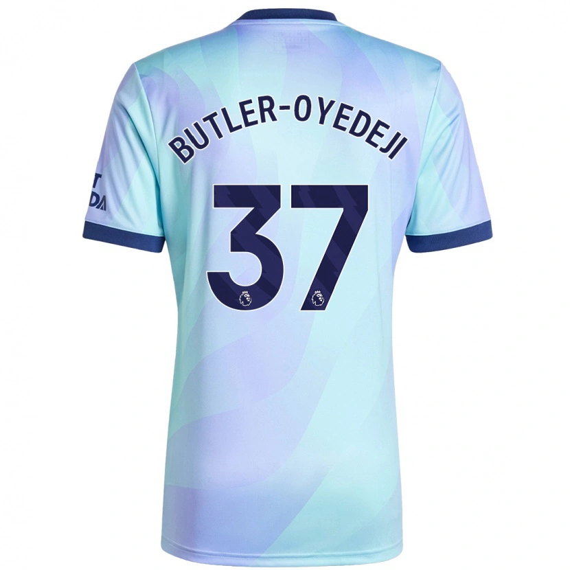 Danxen Mujer Camiseta Nathan Butler-Oyedeji #37 Agua Equipación Tercera 2024/25 La Camisa México