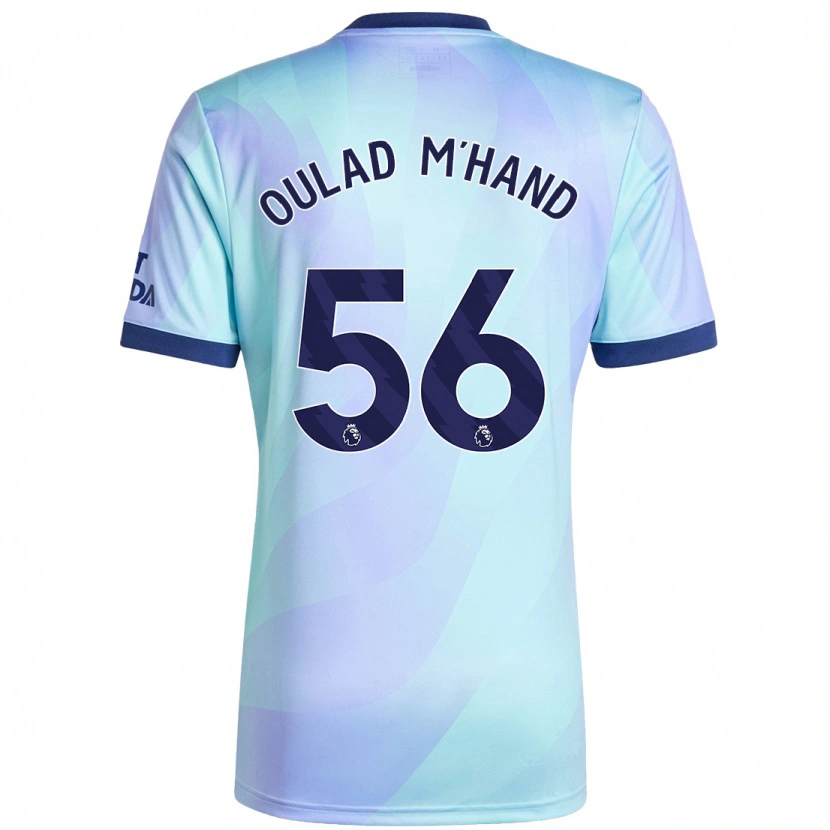 Danxen Mujer Camiseta Salah-Eddine Oulad M'hand #56 Agua Equipación Tercera 2024/25 La Camisa México