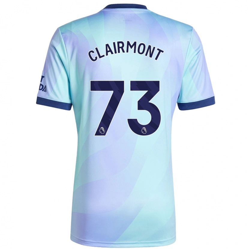 Danxen Mujer Camiseta Reece Clairmont #73 Agua Equipación Tercera 2024/25 La Camisa México