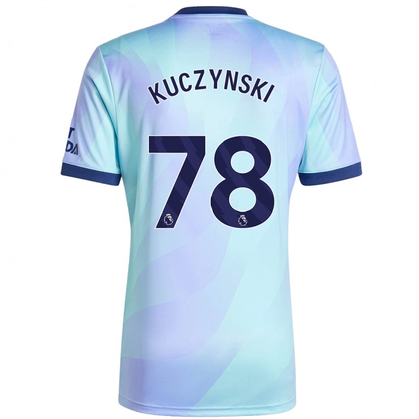Danxen Mujer Camiseta Max Kuczynski #78 Agua Equipación Tercera 2024/25 La Camisa México