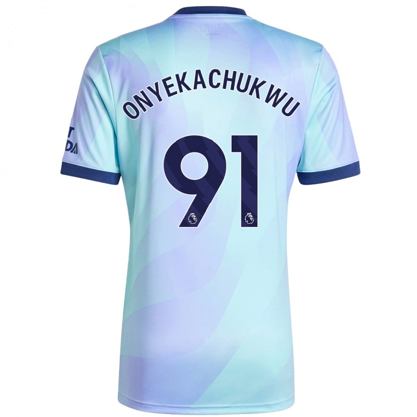 Danxen Mujer Camiseta Samuel Onyekachukwu #91 Agua Equipación Tercera 2024/25 La Camisa México