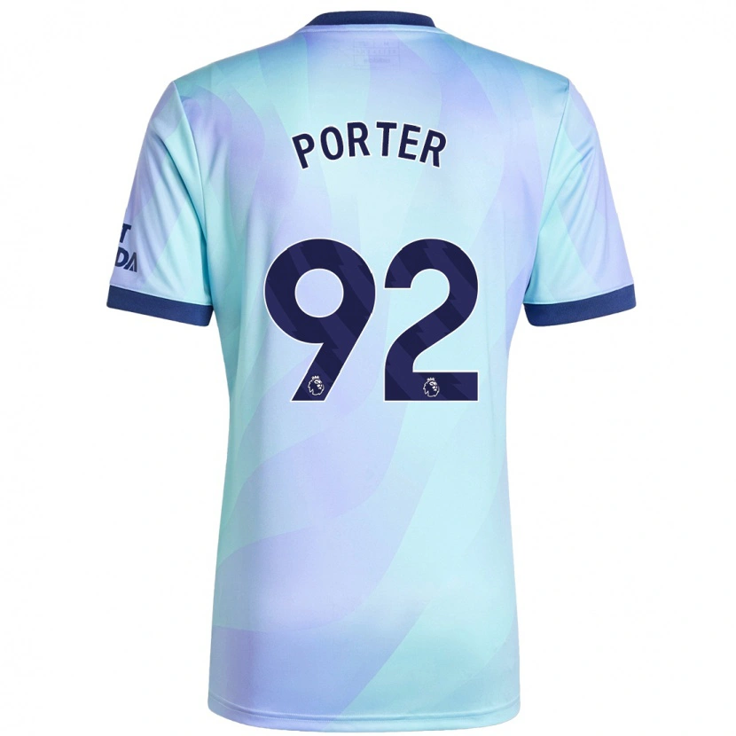 Danxen Mujer Camiseta Jack Porter #92 Agua Equipación Tercera 2024/25 La Camisa México