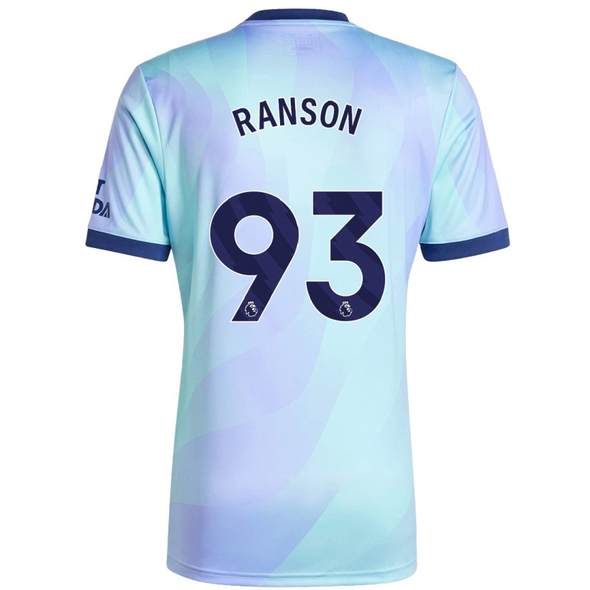 Danxen Mujer Camiseta Khari Ranson #93 Agua Equipación Tercera 2024/25 La Camisa México