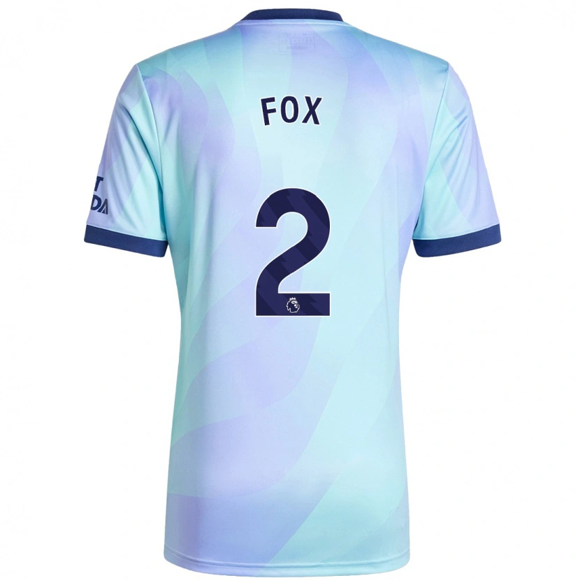 Danxen Mujer Camiseta Emily Fox #2 Agua Equipación Tercera 2024/25 La Camisa México