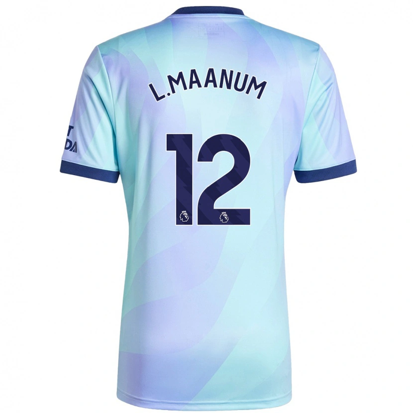 Danxen Mujer Camiseta Frida Maanum #12 Agua Equipación Tercera 2024/25 La Camisa México