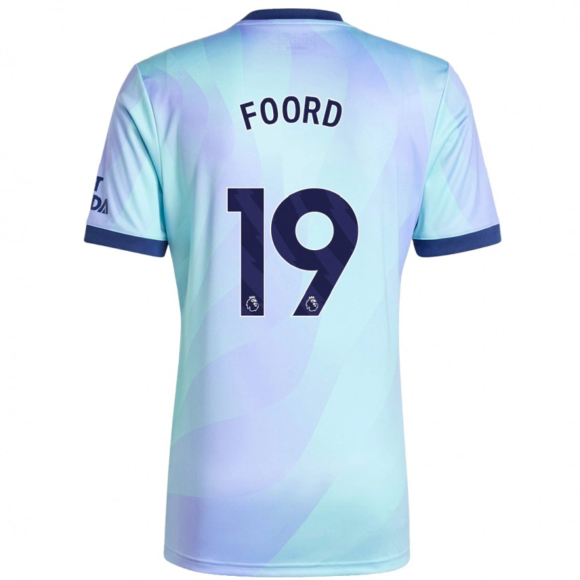 Danxen Mujer Camiseta Caitlin Foord #19 Agua Equipación Tercera 2024/25 La Camisa México