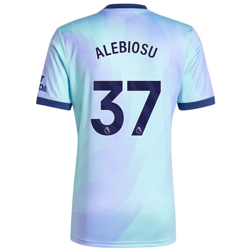 Danxen Mujer Camiseta Ryan Alebiosu #37 Agua Equipación Tercera 2024/25 La Camisa México