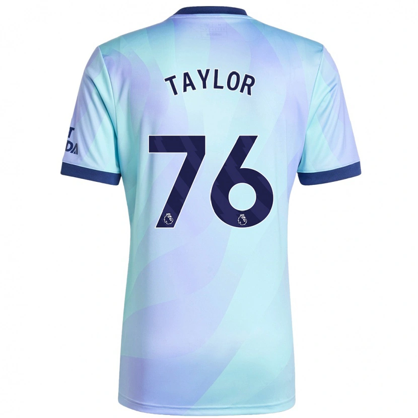 Danxen Mujer Camiseta Kido Taylor Hart #76 Agua Equipación Tercera 2024/25 La Camisa México