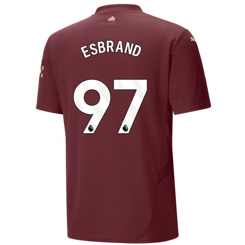 Danxen Mujer Camiseta Josh Wilson-Esbrand #97 Granate Equipación Tercera 2024/25 La Camisa México