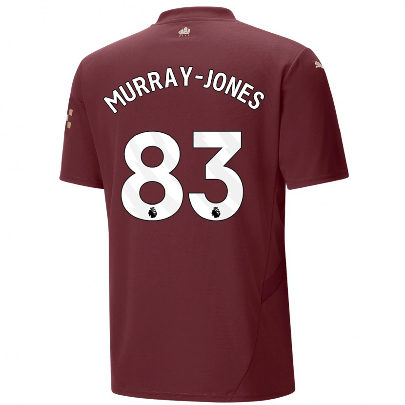 Danxen Mujer Camiseta George Murray-Jones #83 Granate Equipación Tercera 2024/25 La Camisa México