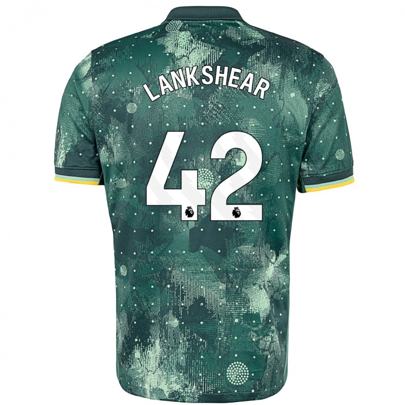 Danxen Mujer Camiseta Will Lankshear #42 Verde Menta Equipación Tercera 2024/25 La Camisa México