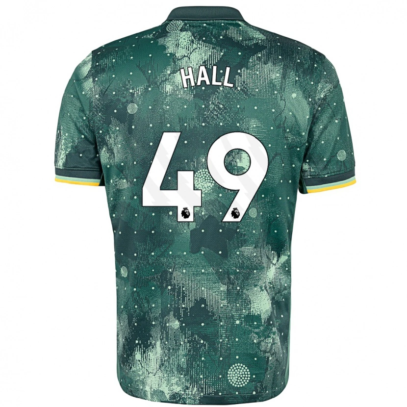 Danxen Mujer Camiseta Tyrese Hall #49 Verde Menta Equipación Tercera 2024/25 La Camisa México