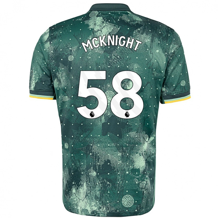 Danxen Mujer Camiseta Maxwell Mcknight #58 Verde Menta Equipación Tercera 2024/25 La Camisa México