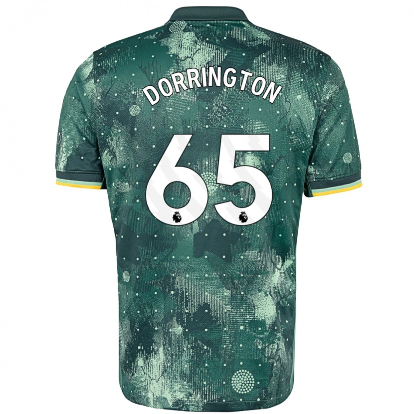 Danxen Mujer Camiseta Alfie Dorrington #65 Verde Menta Equipación Tercera 2024/25 La Camisa México