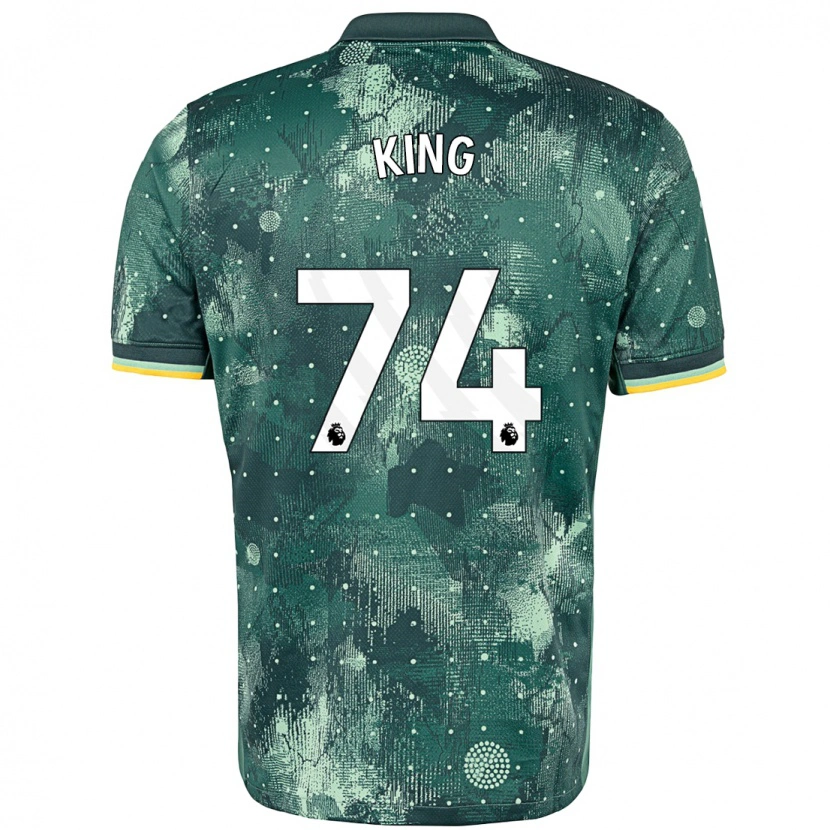 Danxen Mujer Camiseta Maeson King #74 Verde Menta Equipación Tercera 2024/25 La Camisa México