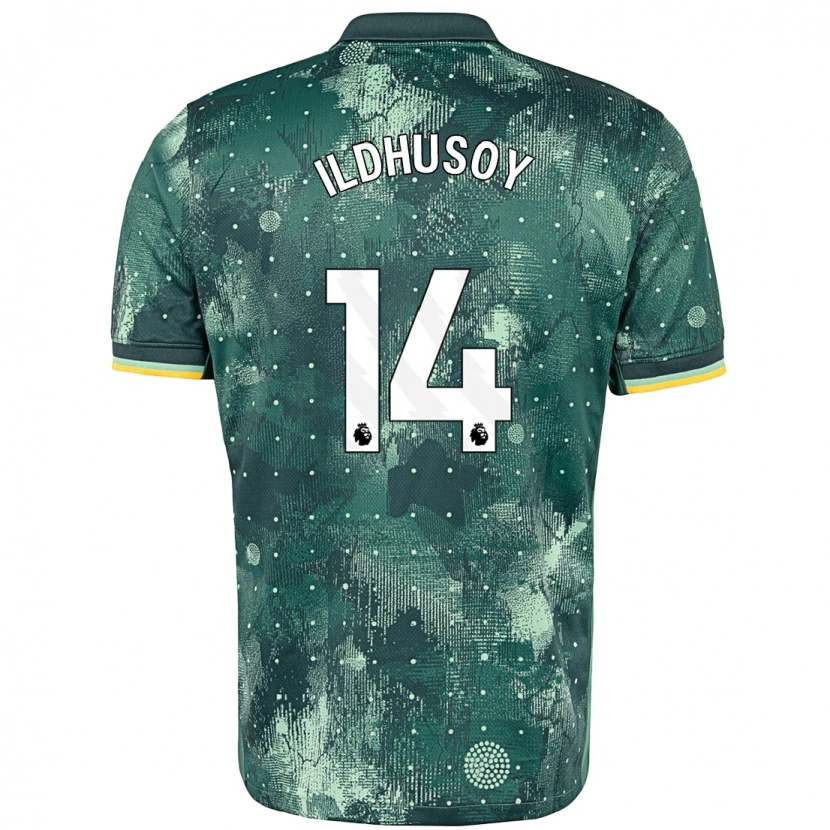 Danxen Mujer Camiseta Celin Bizet Ildhusøy #14 Verde Menta Equipación Tercera 2024/25 La Camisa México