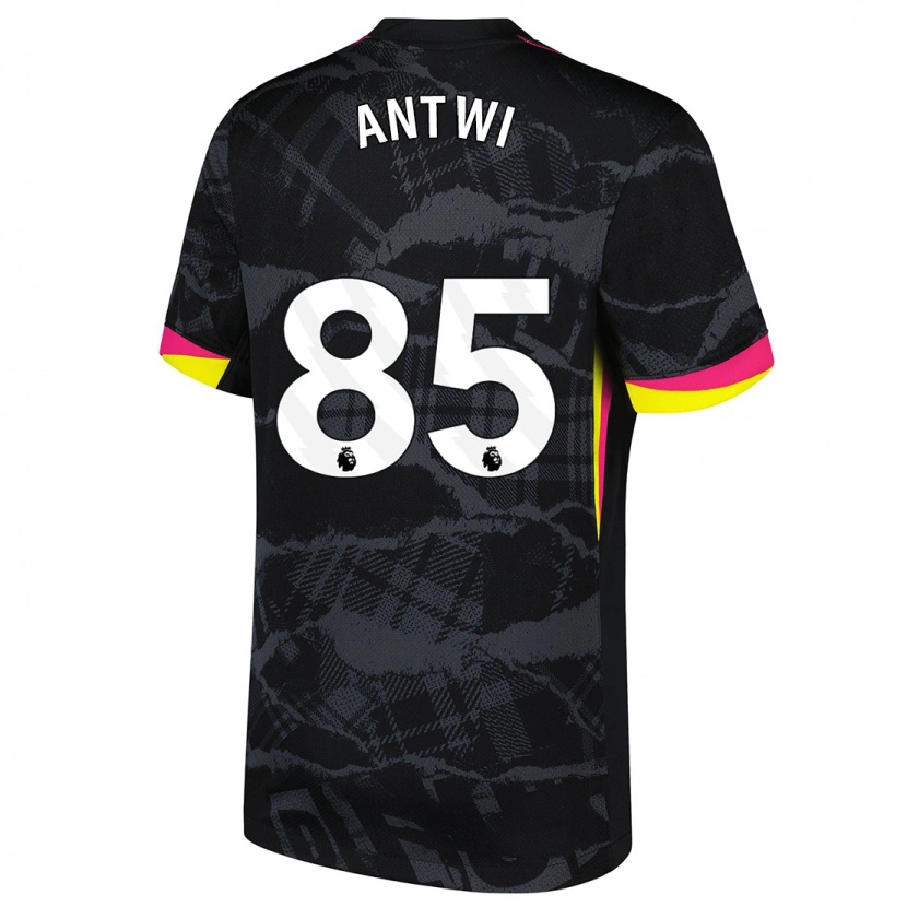 Danxen Mujer Camiseta Genesis Antwi #85 Negro Rosa Equipación Tercera 2024/25 La Camisa México