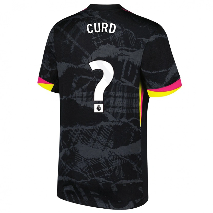 Danxen Mujer Camiseta Teddy Curd #0 Negro Rosa Equipación Tercera 2024/25 La Camisa México