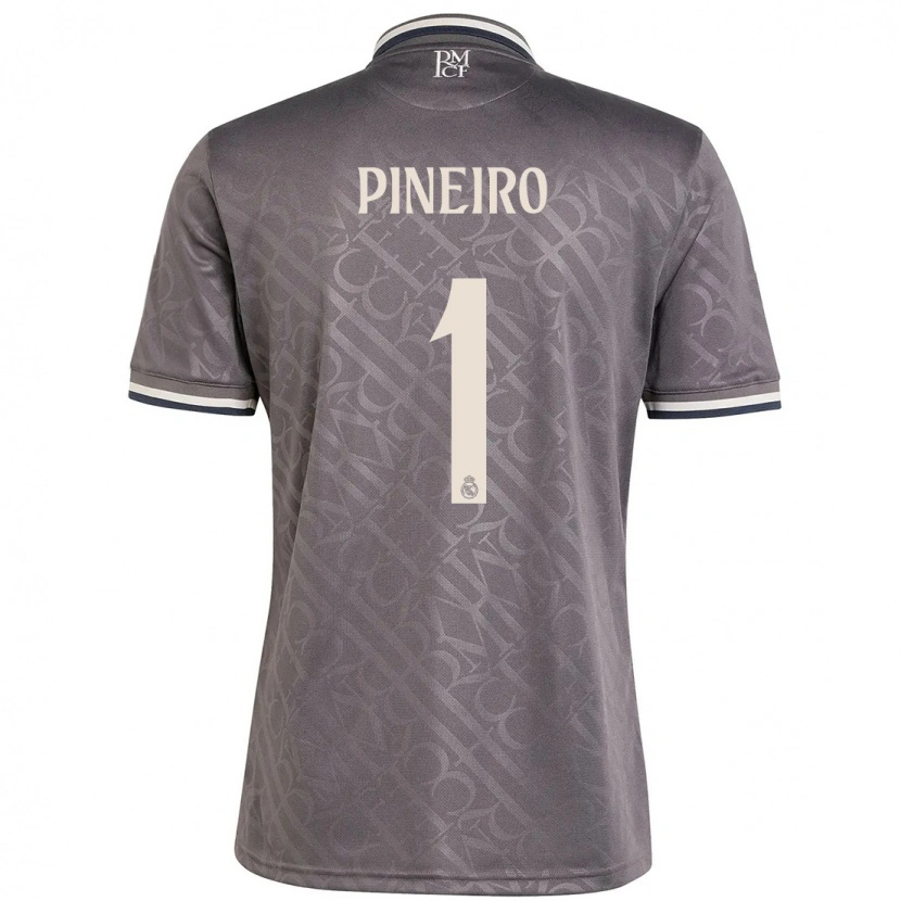 Danxen Mujer Camiseta Diego Piñeiro #1 Carbón Equipación Tercera 2024/25 La Camisa México