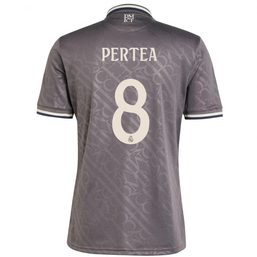 Danxen Mujer Camiseta Raul Pertea #8 Carbón Equipación Tercera 2024/25 La Camisa México
