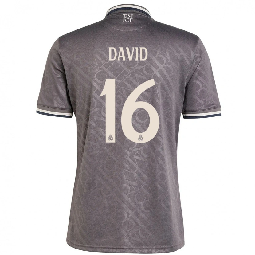 Danxen Mujer Camiseta Antonio David #16 Carbón Equipación Tercera 2024/25 La Camisa México