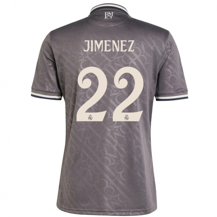 Danxen Mujer Camiseta David Jiménez #22 Carbón Equipación Tercera 2024/25 La Camisa México