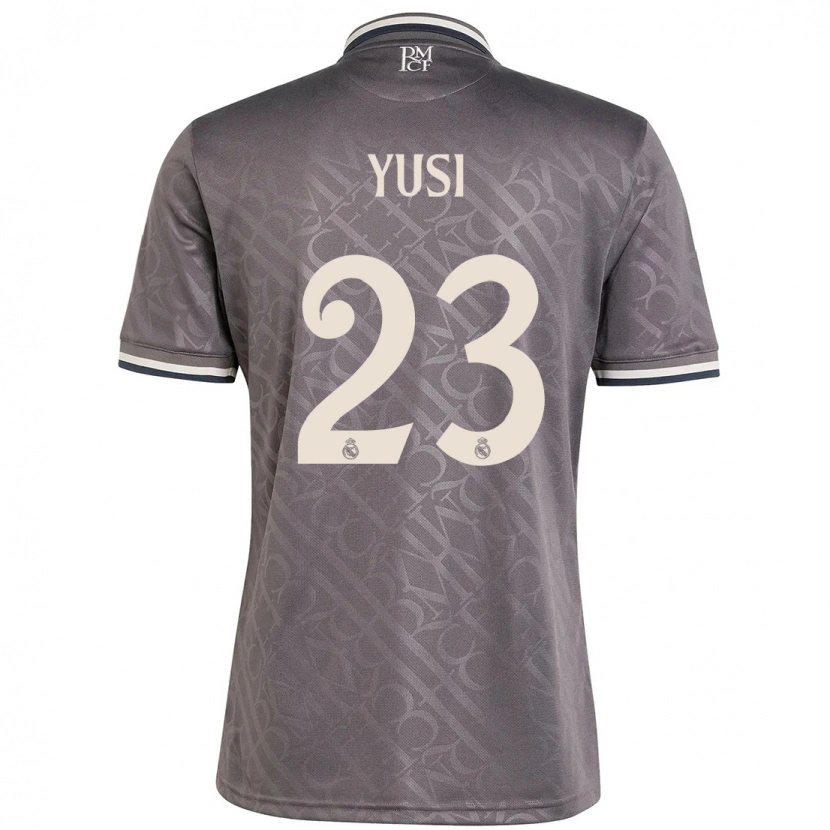 Danxen Mujer Camiseta Youssef Enríquez #23 Carbón Equipación Tercera 2024/25 La Camisa México
