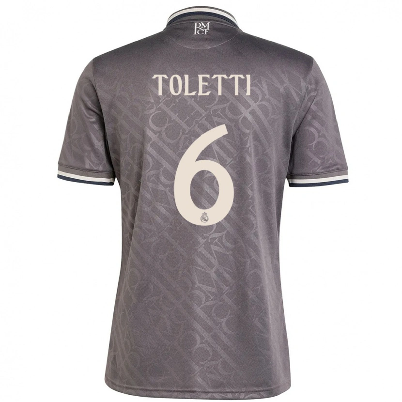 Danxen Mujer Camiseta Sandie Toletti #6 Carbón Equipación Tercera 2024/25 La Camisa México