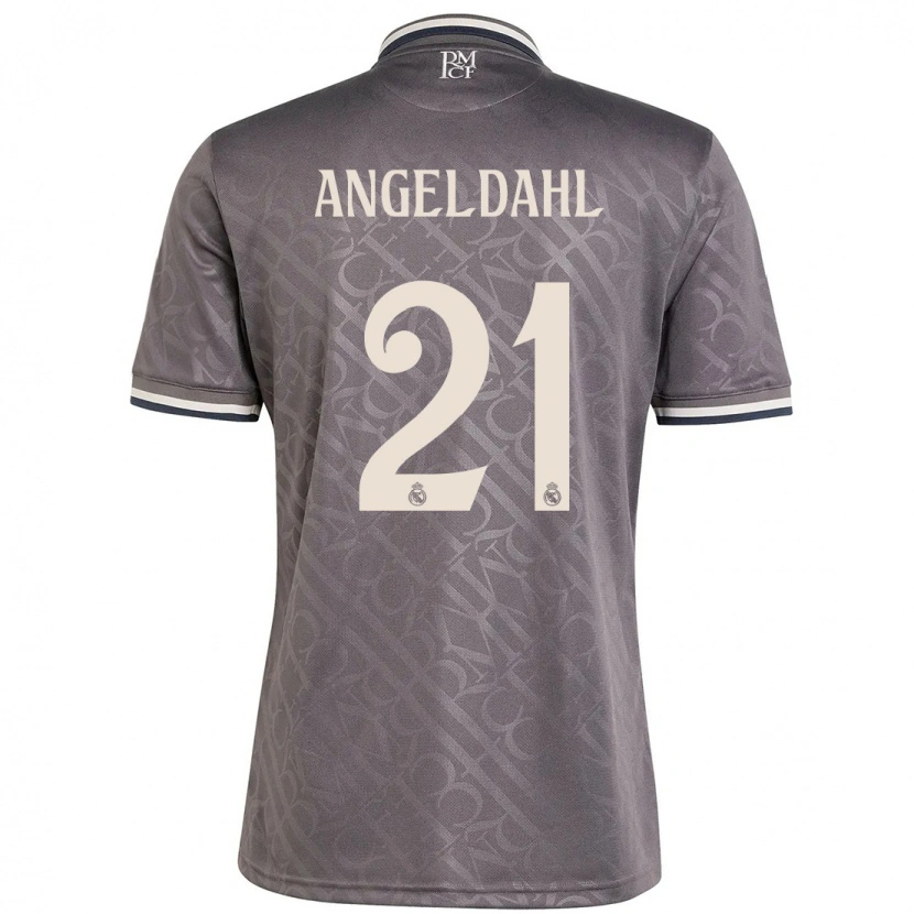 Danxen Mujer Camiseta Filippa Angeldahl #21 Carbón Equipación Tercera 2024/25 La Camisa México