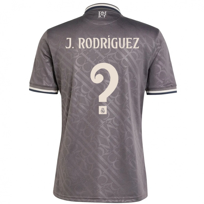 Danxen Mujer Camiseta Juan Rodríguez #0 Carbón Equipación Tercera 2024/25 La Camisa México