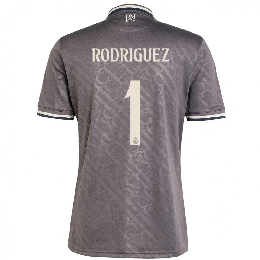 Danxen Mujer Camiseta Misa Rodriguez #1 Carbón Equipación Tercera 2024/25 La Camisa México