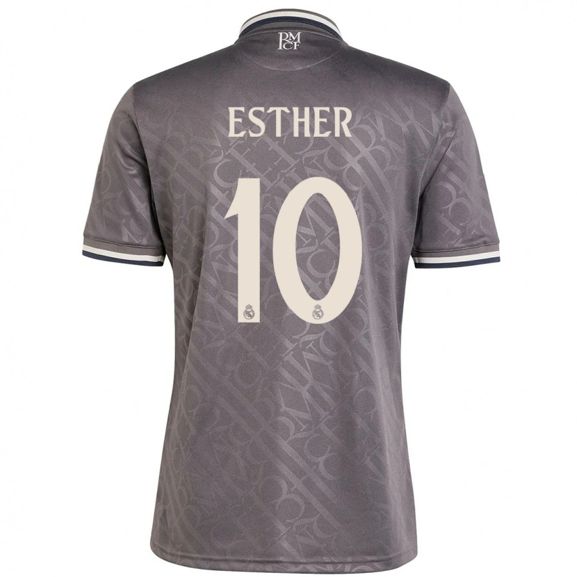 Danxen Mujer Camiseta Esther Gonzalez #10 Carbón Equipación Tercera 2024/25 La Camisa México