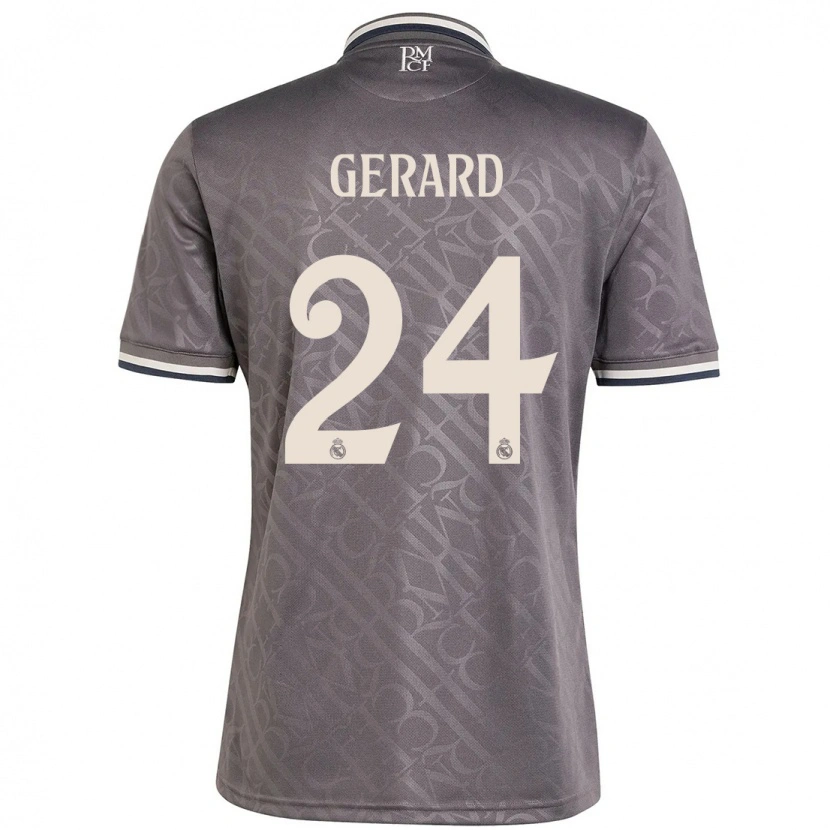 Danxen Mujer Camiseta Meline Gerard #24 Carbón Equipación Tercera 2024/25 La Camisa México